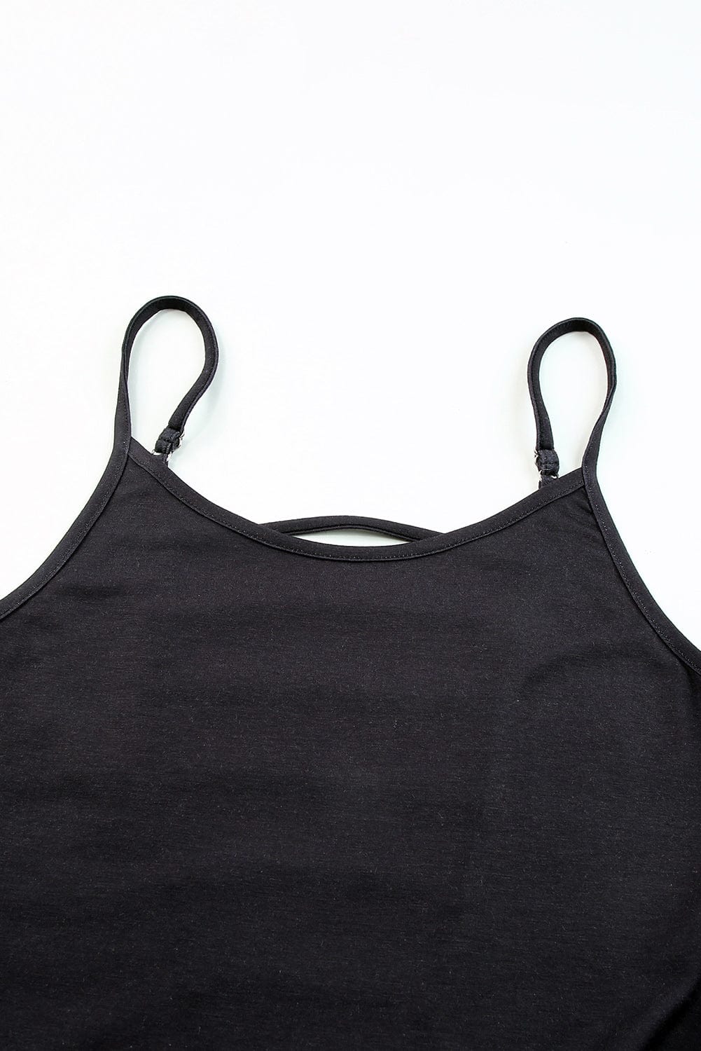 Sky Blue Tie Dye Maxi Dress with Spaghetti Straps and Slit