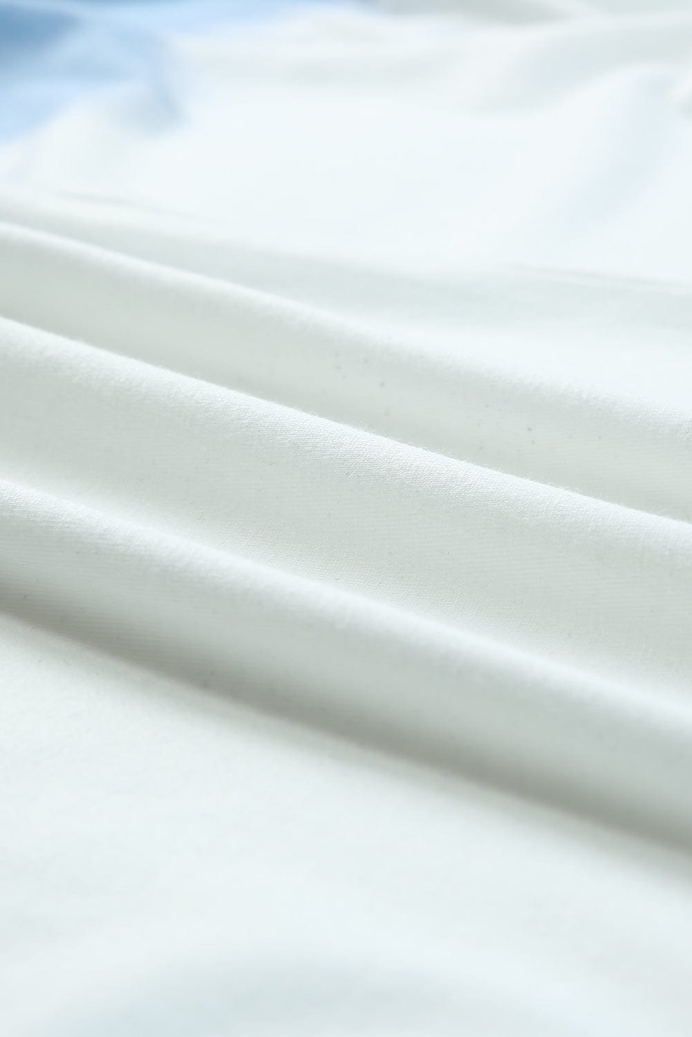 Sky Blue Tie Dye Maxi Dress with Spaghetti Straps and Slit