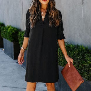 Sleeveless High Waist Solid Color Dress with Irregular Hem