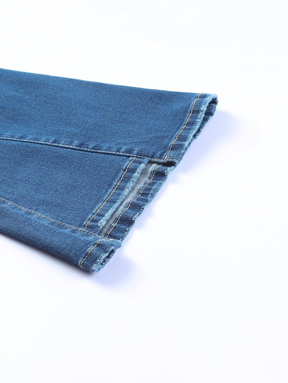 Slim And Flared Denim Pants