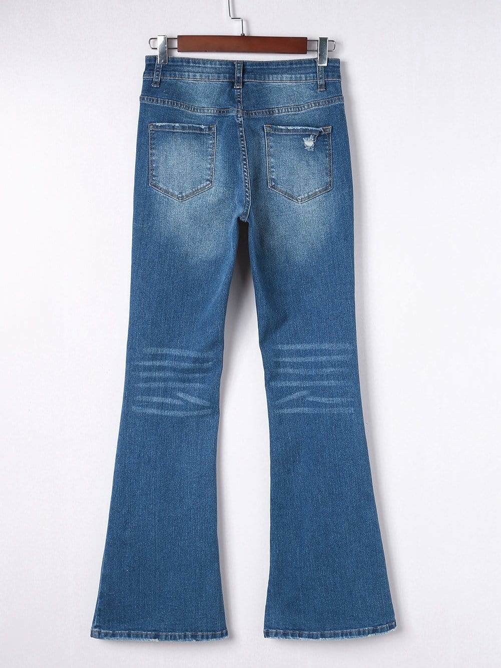 Slim And Flared Denim Pants
