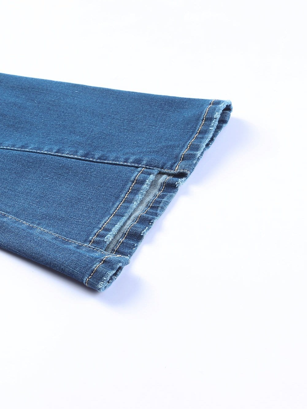 Slim And Flared Denim Pants