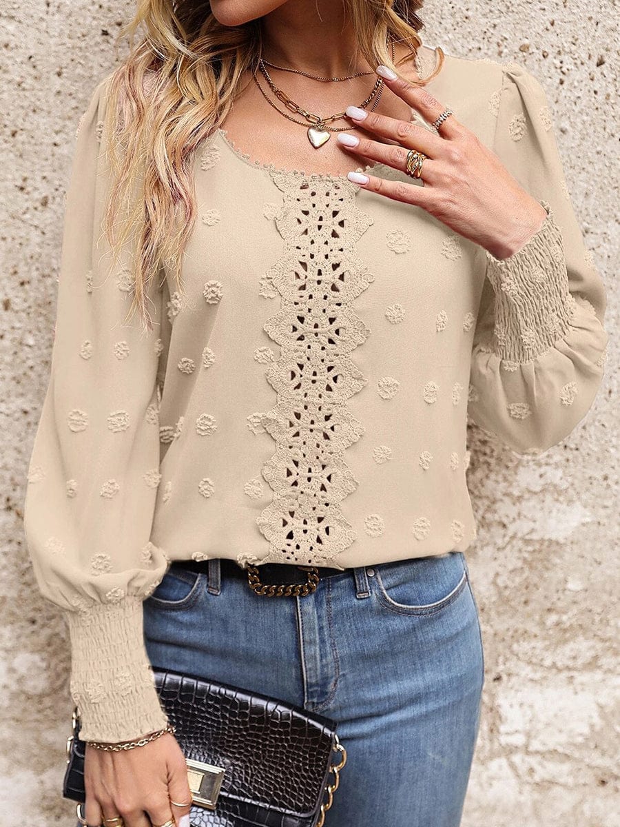 Solid Color Pleated Button V Neck Long Sleeved Hoodie