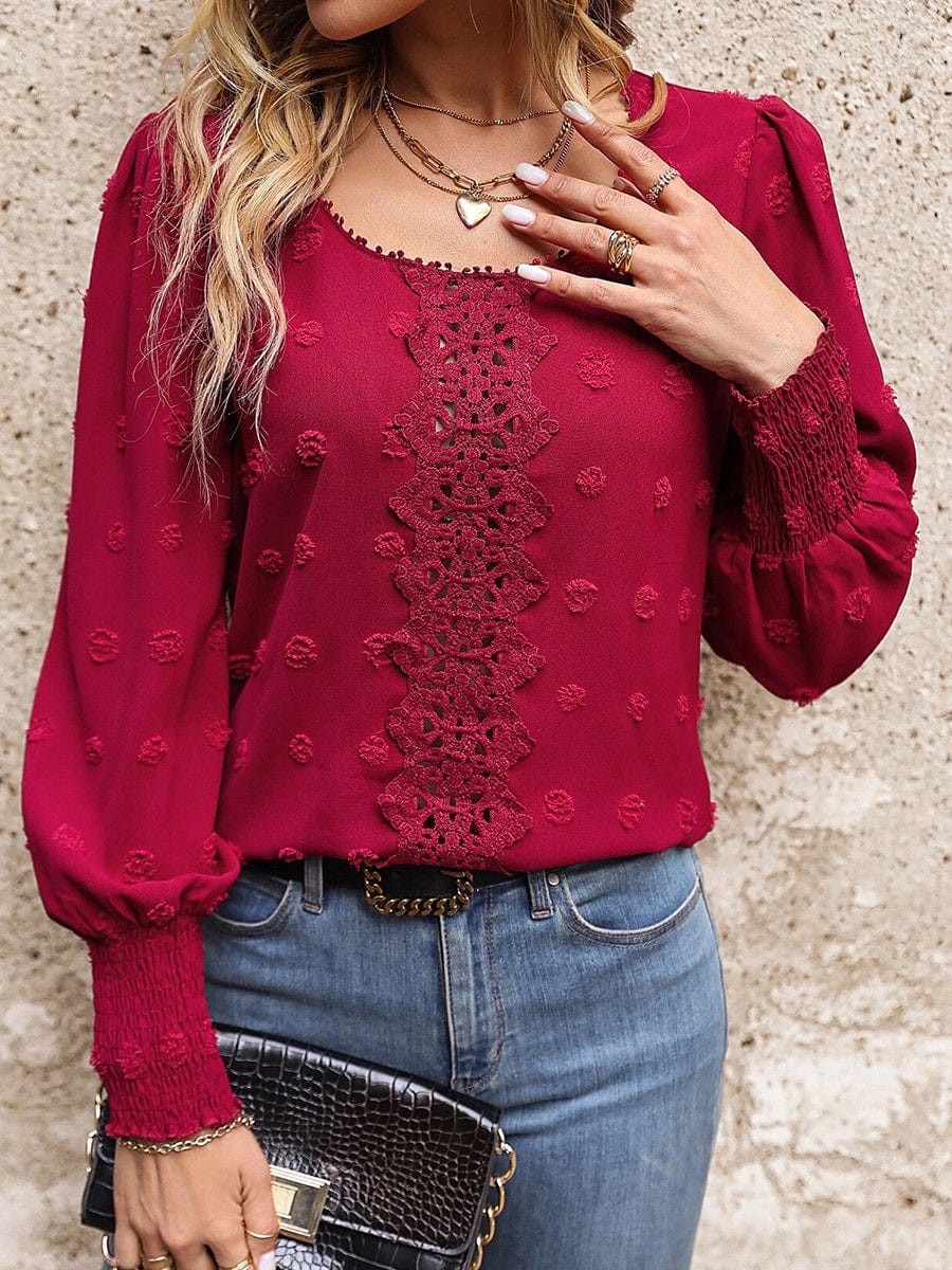 Solid Color Pleated Button V Neck Long Sleeved Hoodie