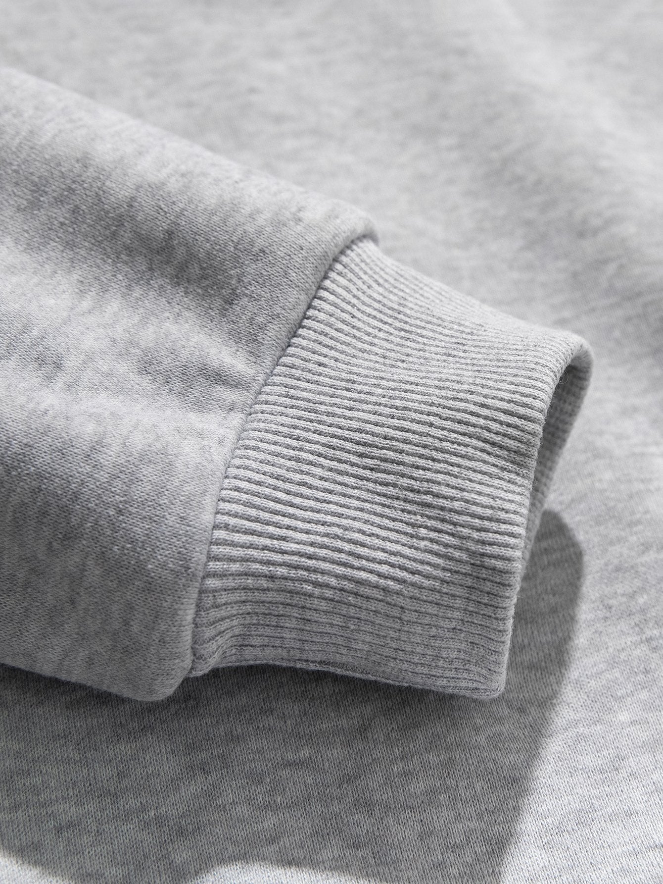 Hoodies - Solid Drop Shoulder Sweatshirt - MsDressly