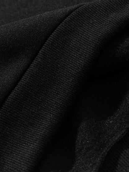 Hoodies - Solid Drop Shoulder Sweatshirt - MsDressly