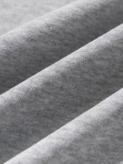 Hoodies - Solid Drop Shoulder Sweatshirt - MsDressly