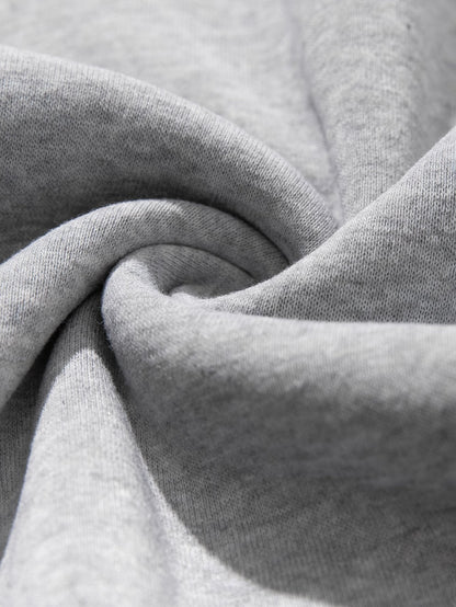 Hoodies - Solid Drop Shoulder Sweatshirt - MsDressly