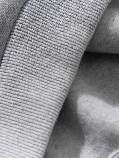 Hoodies - Solid Drop Shoulder Sweatshirt - MsDressly