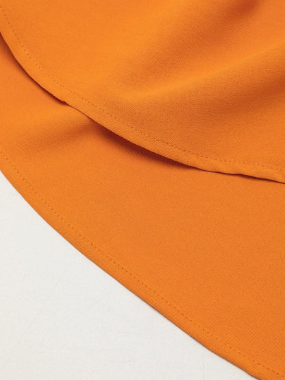 Solid Halter Neck Open Back Sleeveless Dress