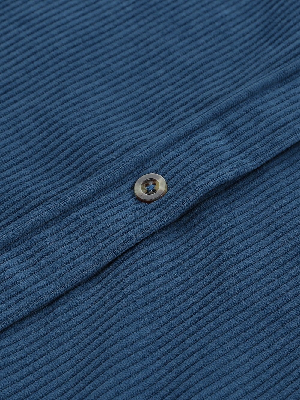 Solid V Neck Long Sleeves Metal Buttons Blouse