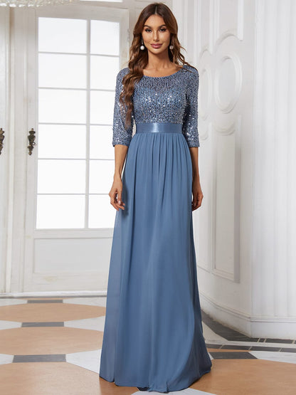 Sophisticated Sequined Mermaid Gown