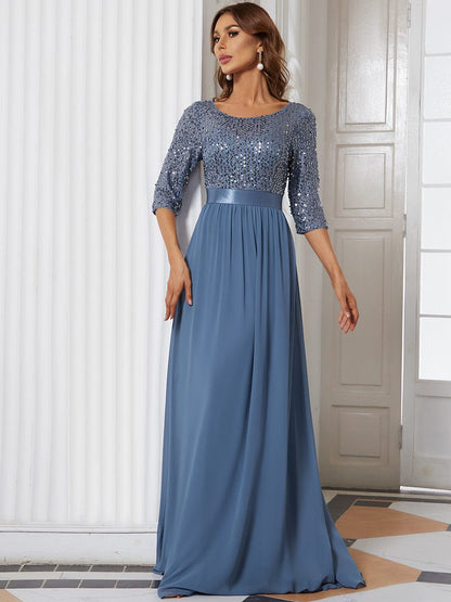 Sophisticated Sequined Mermaid Gown