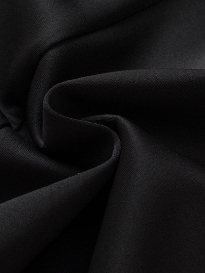 Sparkling Black Sequin Halter Tank Top