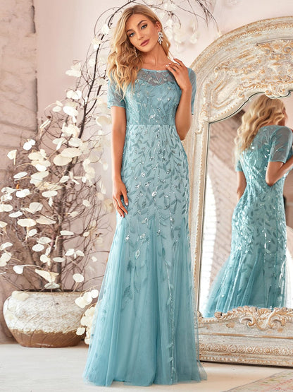Sparkling Mermaid Tulle Gowns for Special Occasions