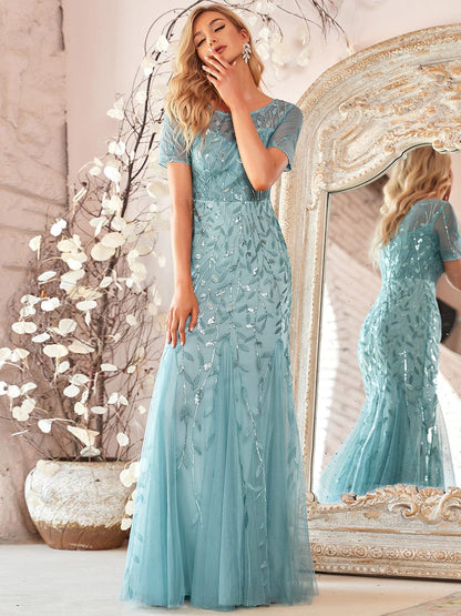 Sparkling Mermaid Tulle Gowns for Special Occasions