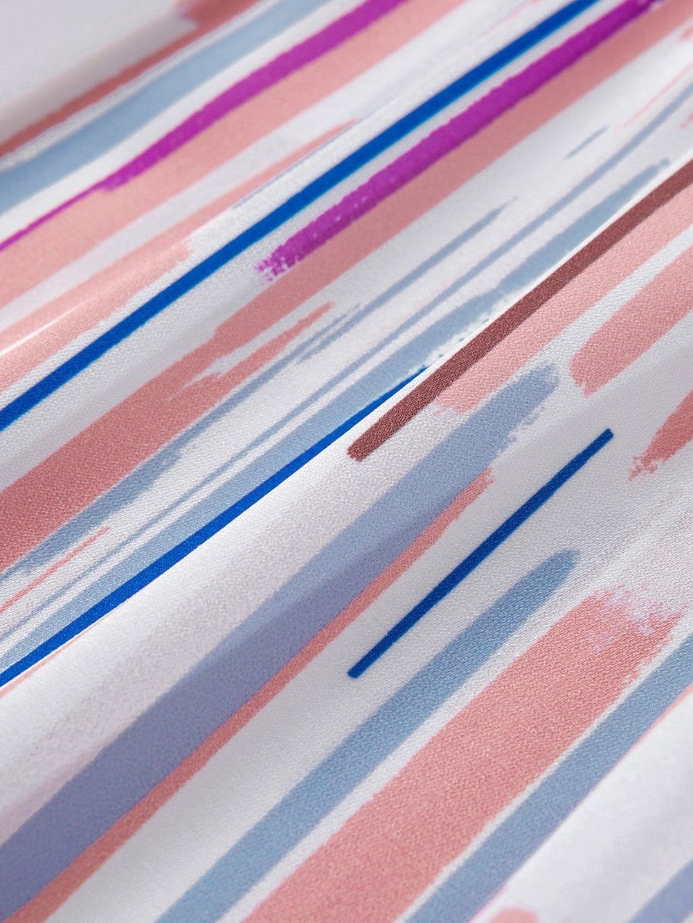 Splash Striped Bohemian Summer Blouse