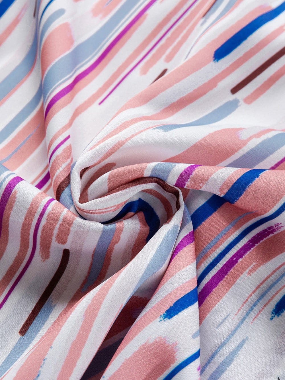 Splash Striped Bohemian Summer Blouse