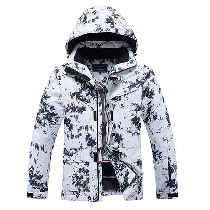 Men's Women's Hoodie Jacket Ski Jacket Outdoor Winter Thermal Warm Waterproof Windproof Breathable Detachable Hood Windbreaker Winter Jacket for Skiing Camping / Hiking Snowboarding Ski