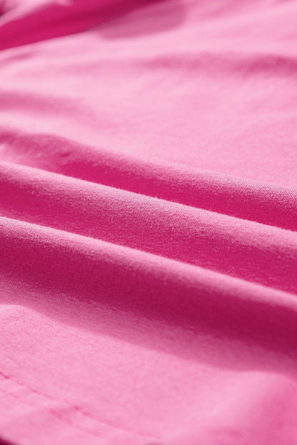 Starry Bonbon Oversized Tee with Colorblock Design