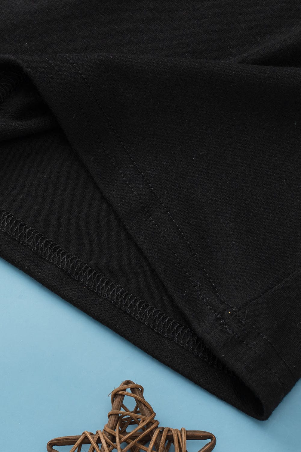 Starry Night Sheer Mesh Flutter Sleeve Elegant Blouse