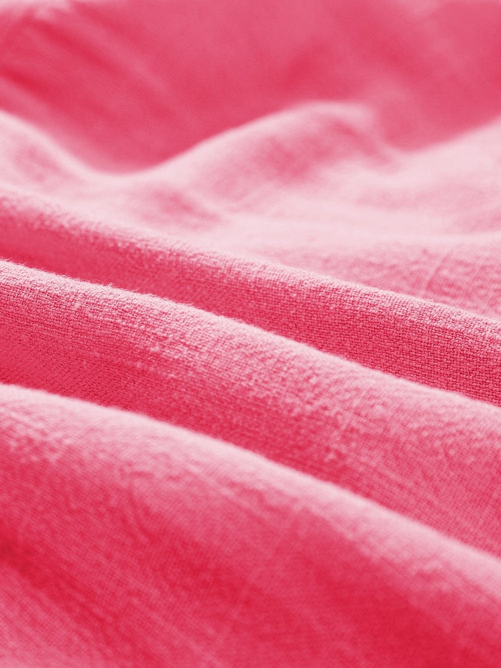 Strawberry Pink Babydoll V-Neck Mini Dress