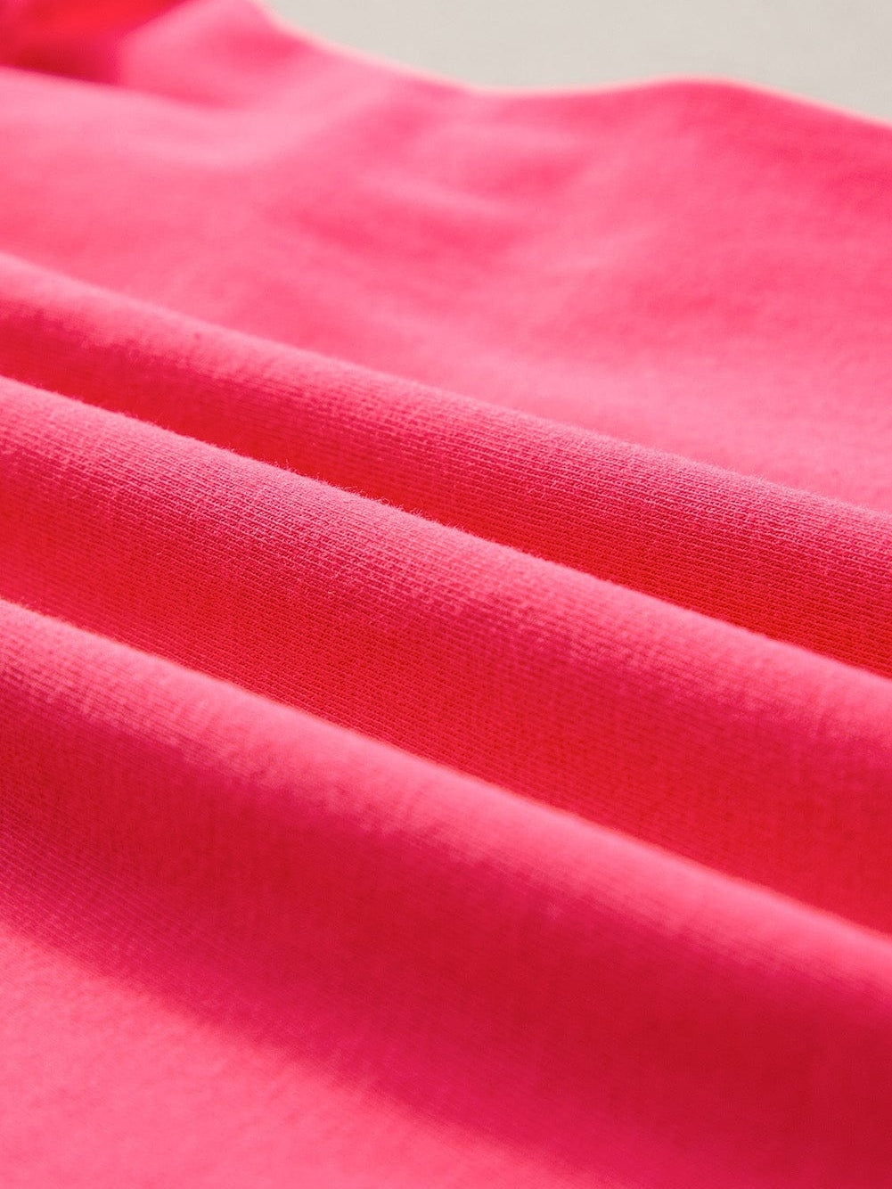 Strawberry Pink Ruffled Sleeveless Sheath Tank Top