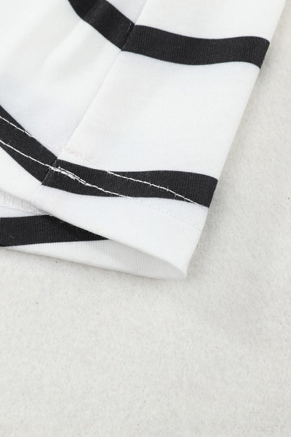 Striped Gradient Smocked Halter Fit and Flare Mini Dress