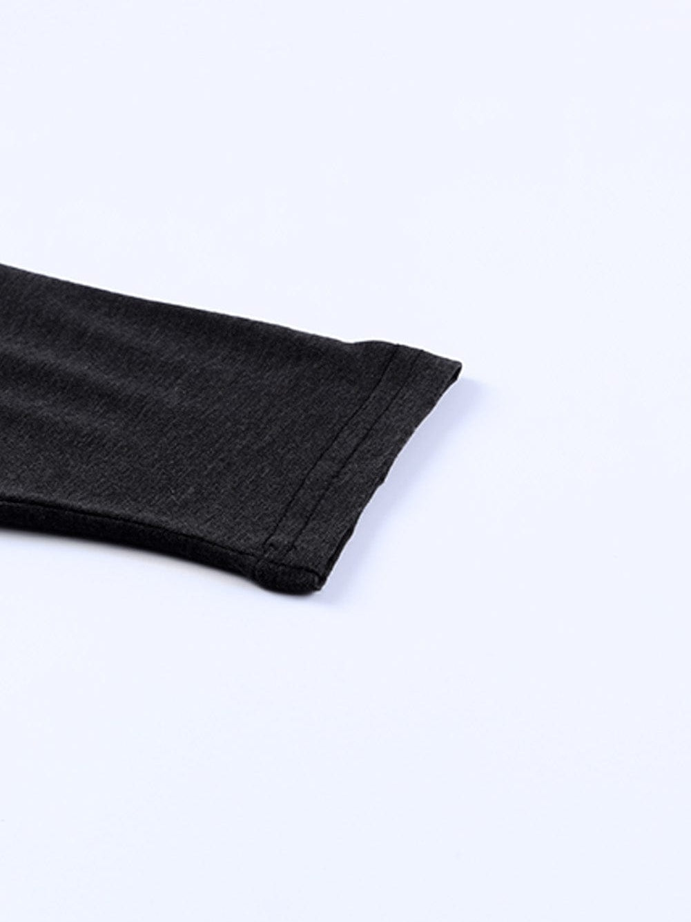 Striped Leopard Patchwork Knee-Length Dress with Long Sleeves