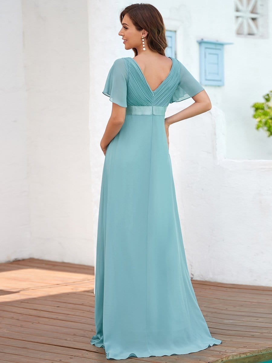 Stylish and Comfortable V-neck Maternity Dress