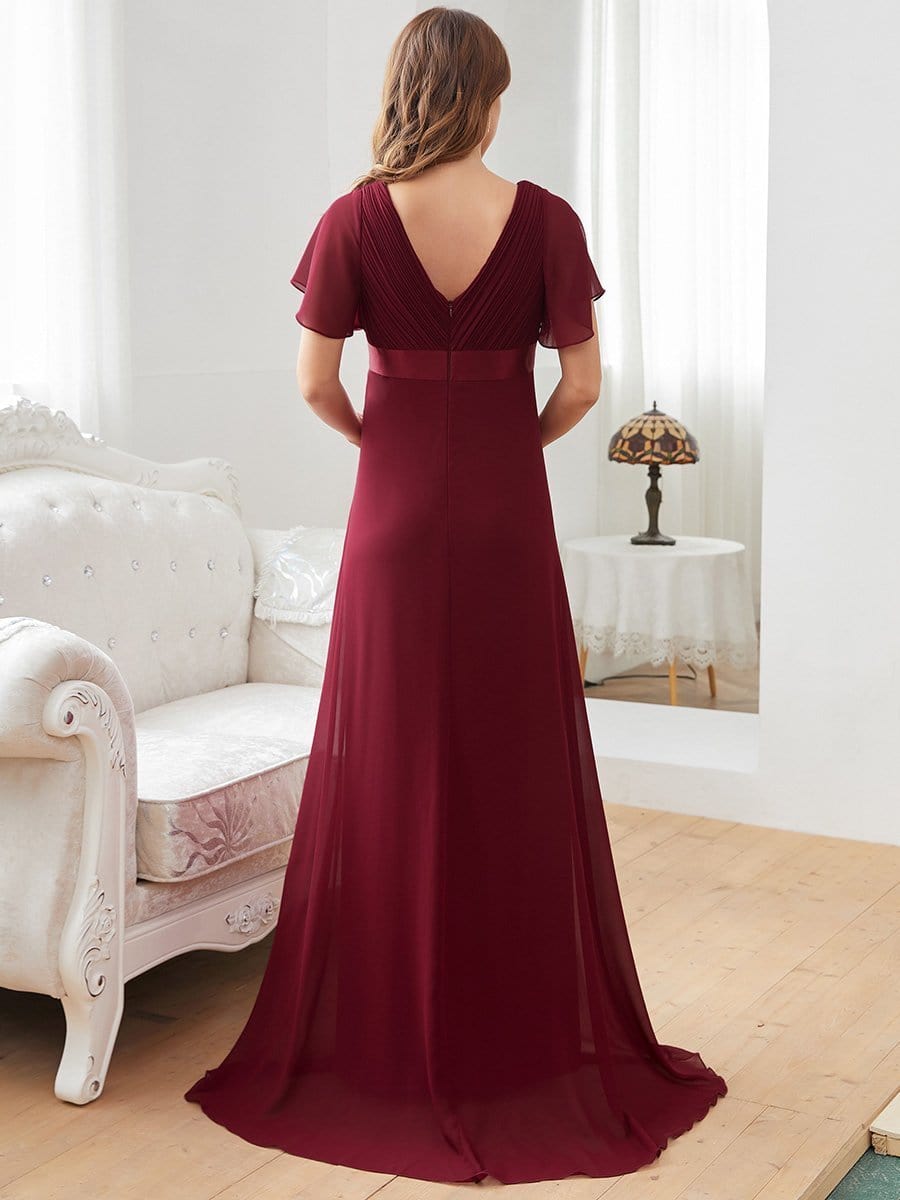 Stylish and Comfortable V-neck Maternity Dress