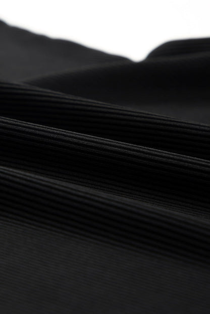 Stylish Purple Ribbed Knit Sleeveless Tank Top