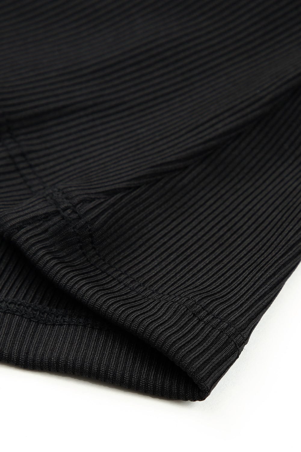 Stylish Purple Ribbed Knit Sleeveless Tank Top