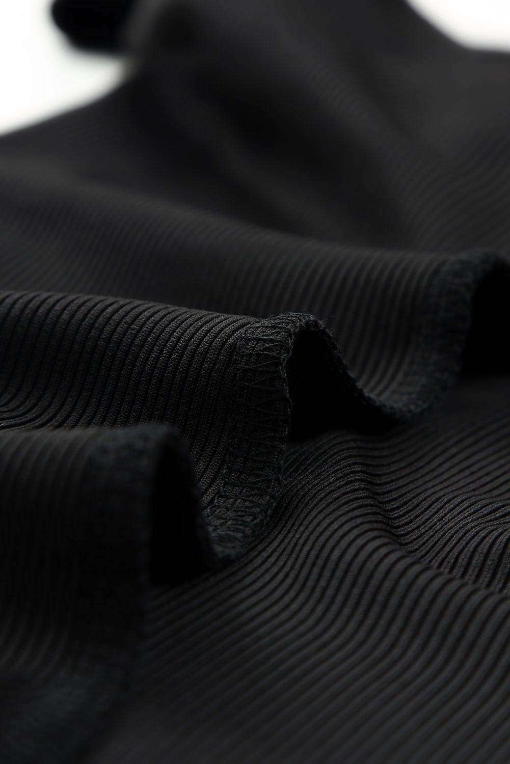 Stylish Purple Ribbed Knit Sleeveless Tank Top