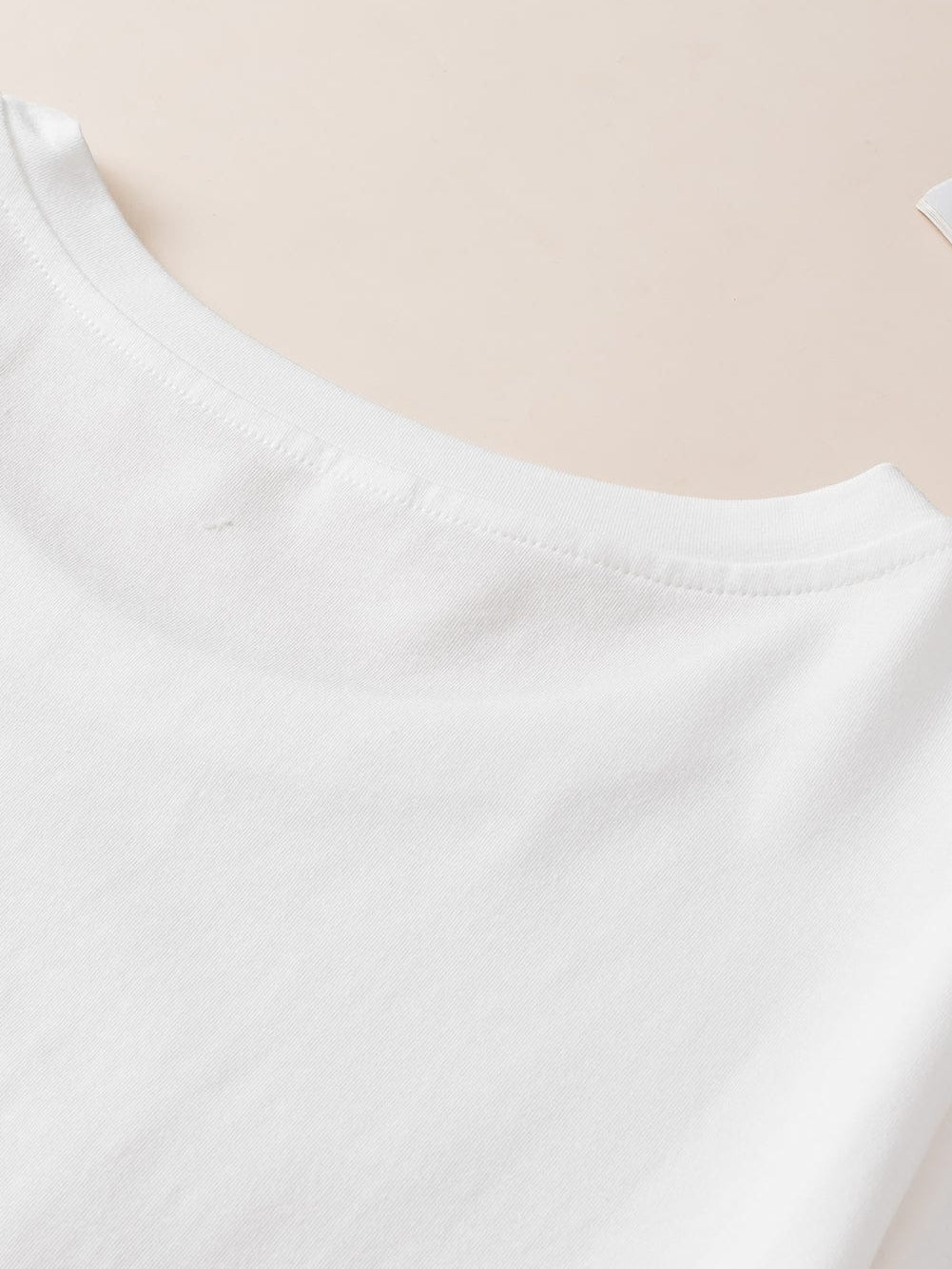 Stylish White Starry Oversized Tee with Half Sleeves