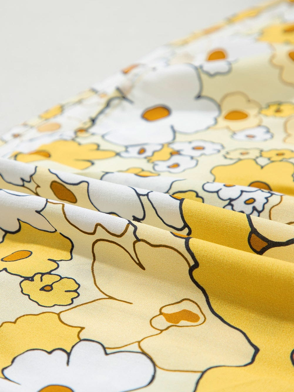 Sunflower Fields Tie-Strap Patchwork Tank Top