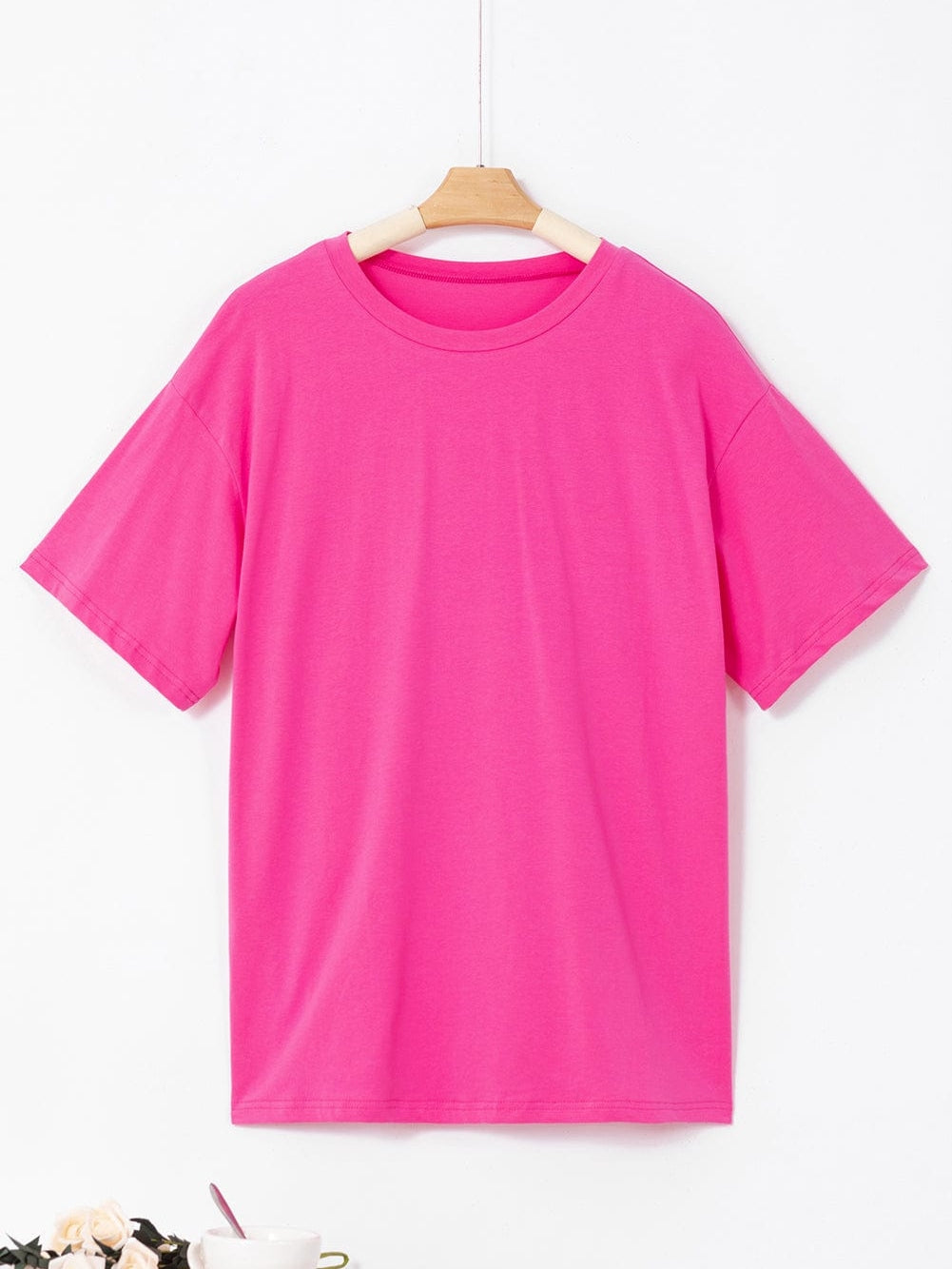 SUNNY DAY Pink Graphic Tee with "SUNSHINE ON MY MIND" Detail