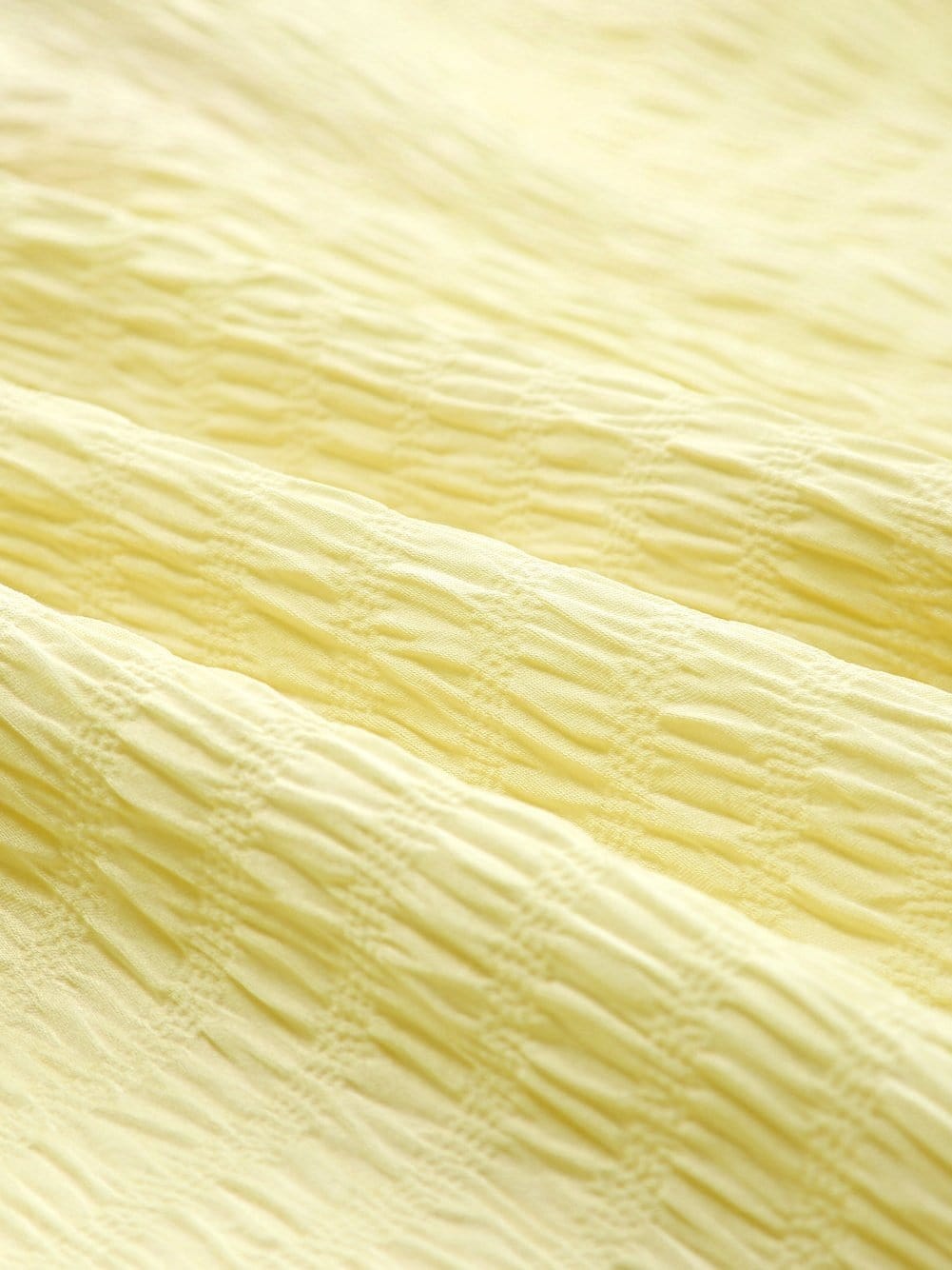 Sunny Yellow Embroidered Ruffle Top with Geometric Details