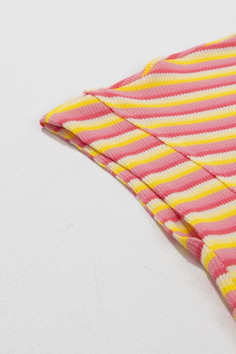 Sunrise Striped Rainbow Top and Tassel Pants Ensemble