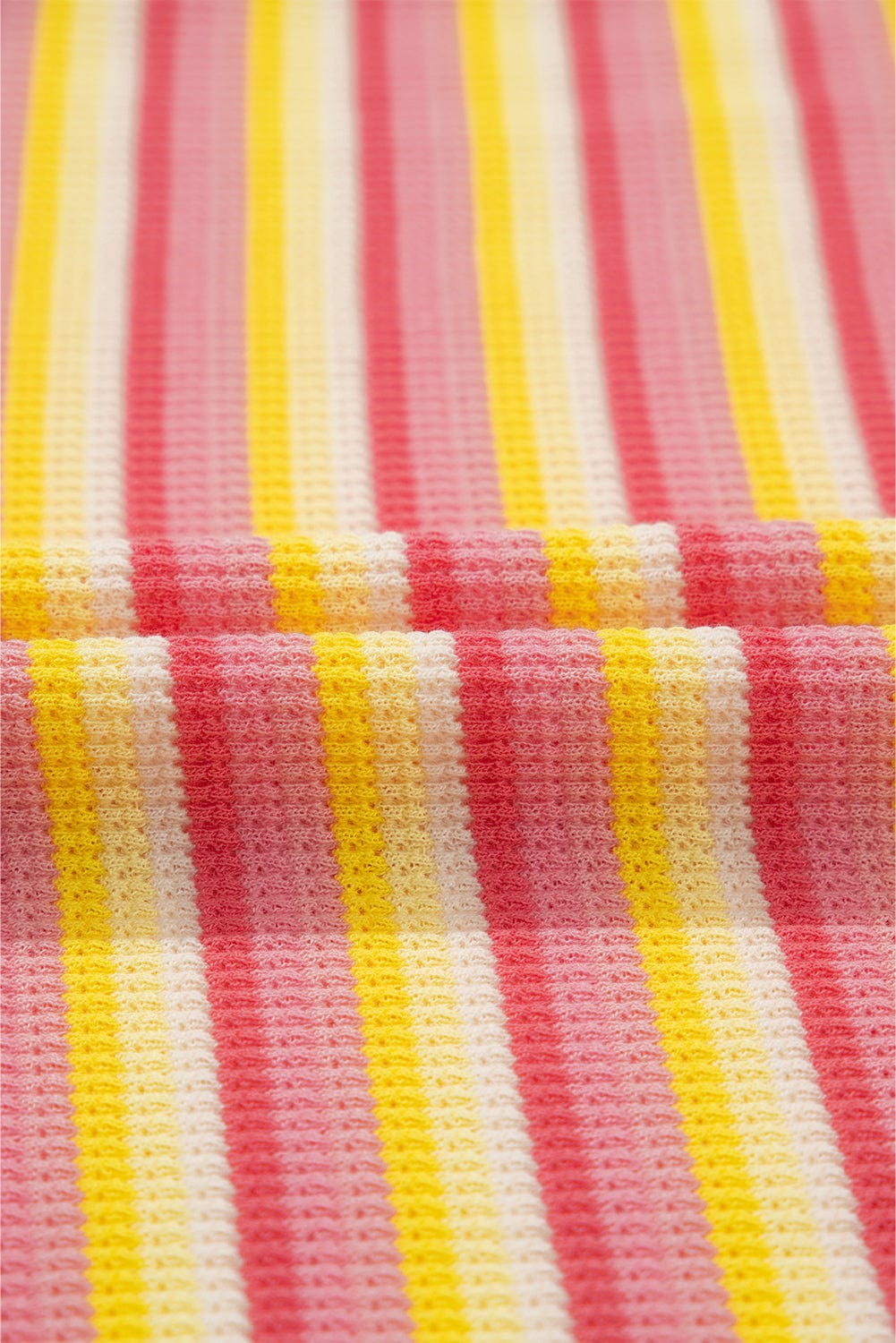 Sunrise Striped Rainbow Top and Tassel Pants Ensemble