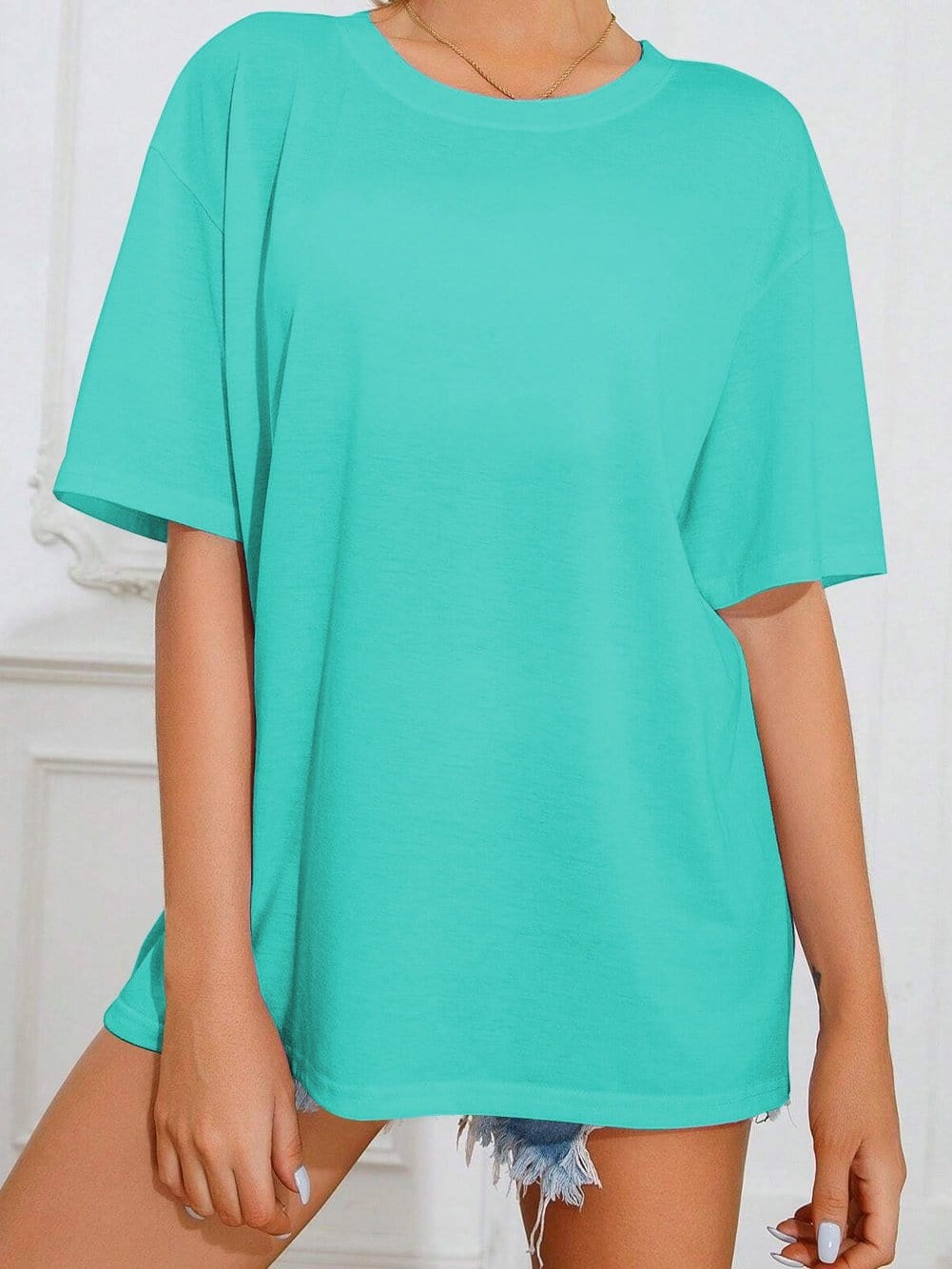 SUNSHINE ON MY MIND Mint Green Printed Tee