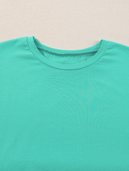 SUNSHINE ON MY MIND Mint Green Printed Tee