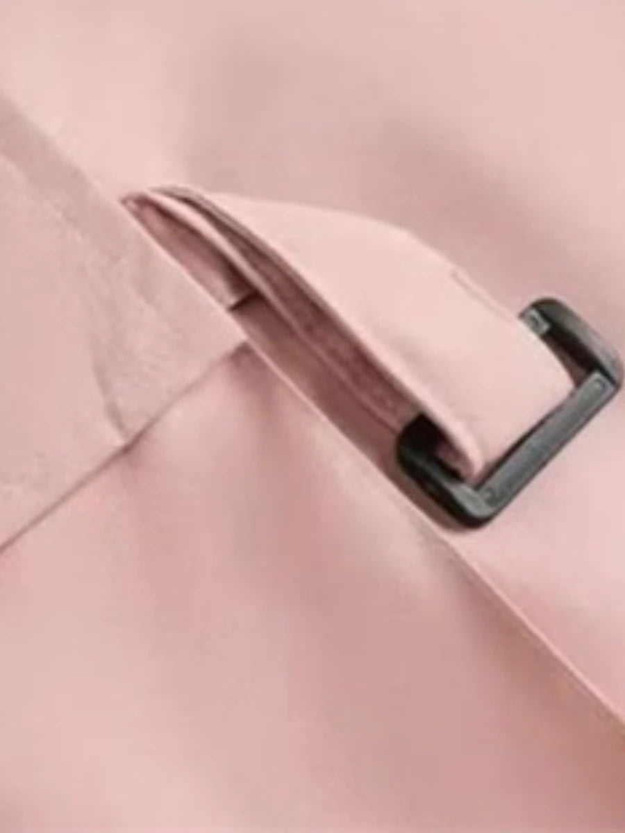 Women's Cargo Pants Polyester Plain Black Pink Fashion High Rise Full Length Street Daily Wear Fall Winter