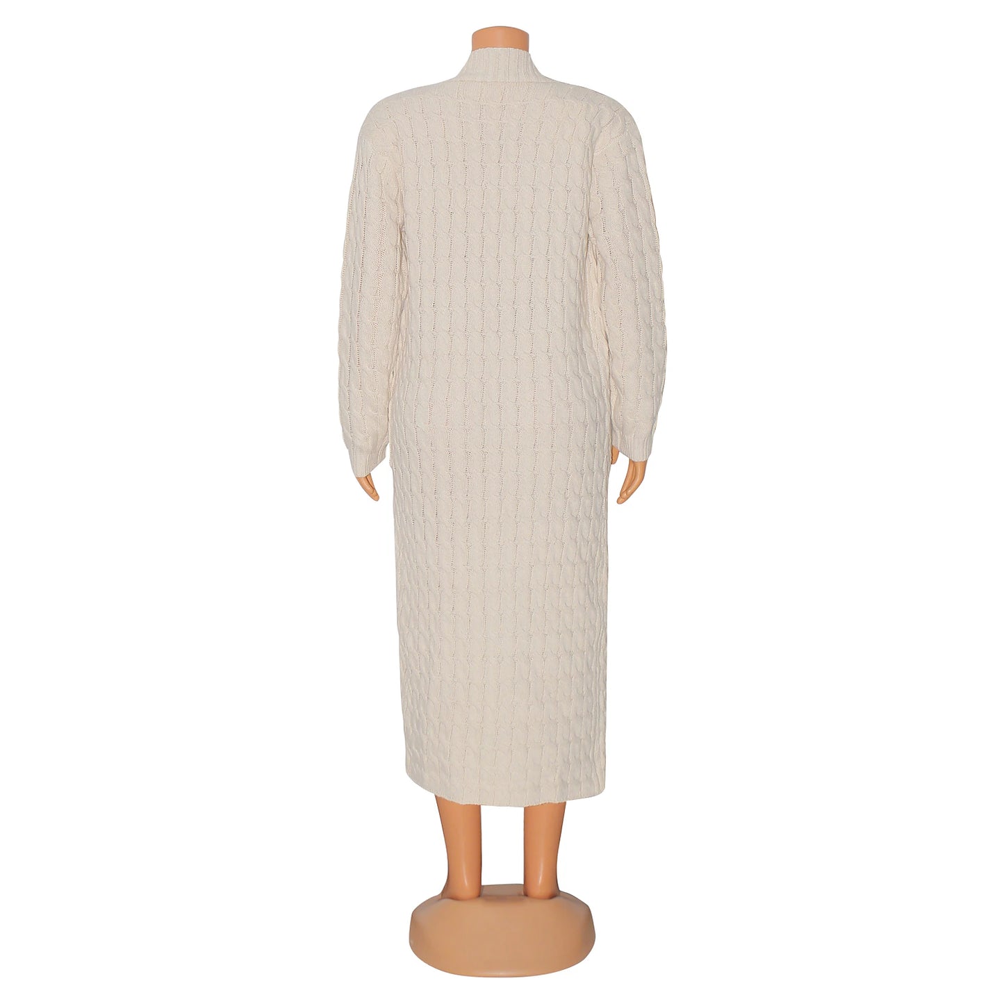 Women's Cardigan Sweater V Neck Chunky Knit Cotton Knitted Drop Shoulder Fall Winter Tunic Home Daily Sexy Long Sleeve Solid Color Red Brown Black Yellow S M L