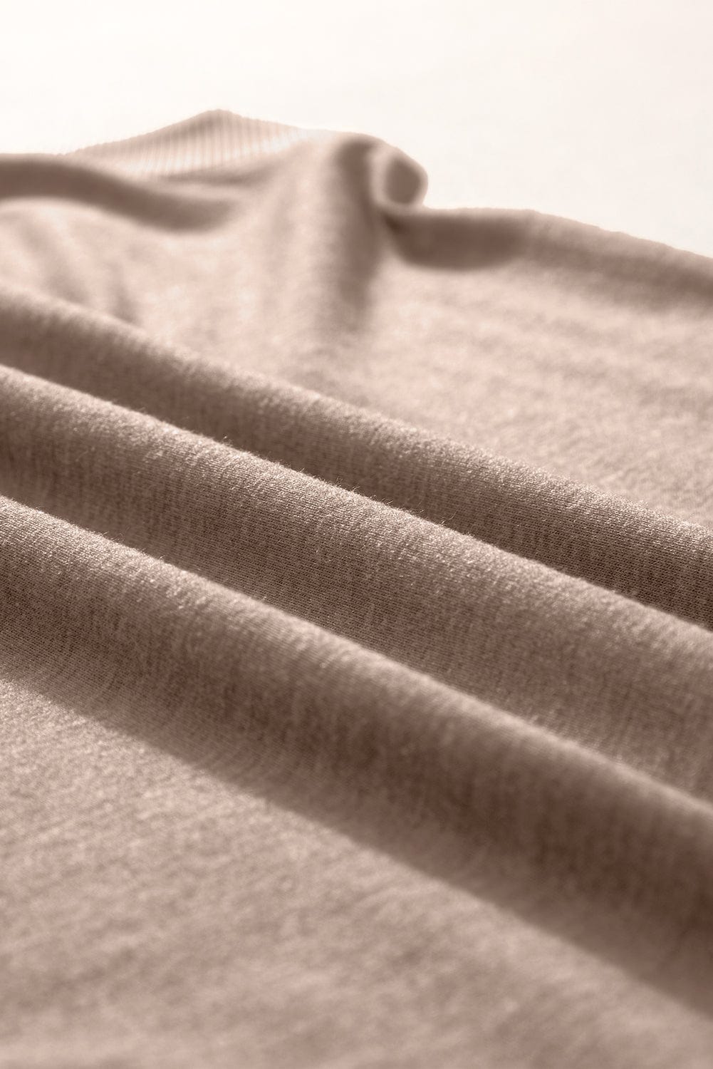 Taupe Ribbed V Neck Tank - Casual and Chic Shift Style