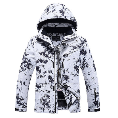 Men's Women's Hoodie Jacket Ski Jacket Outdoor Winter Thermal Warm Waterproof Windproof Breathable Detachable Hood Windbreaker Winter Jacket for Skiing Camping / Hiking Snowboarding Ski