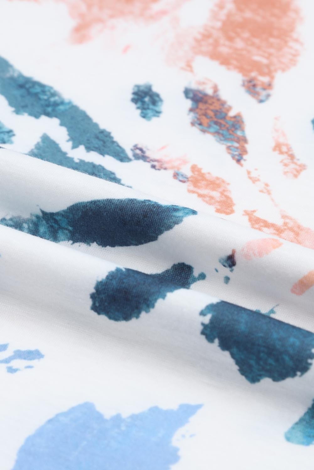 Tie Dye Print Sling Sleeveless Dress