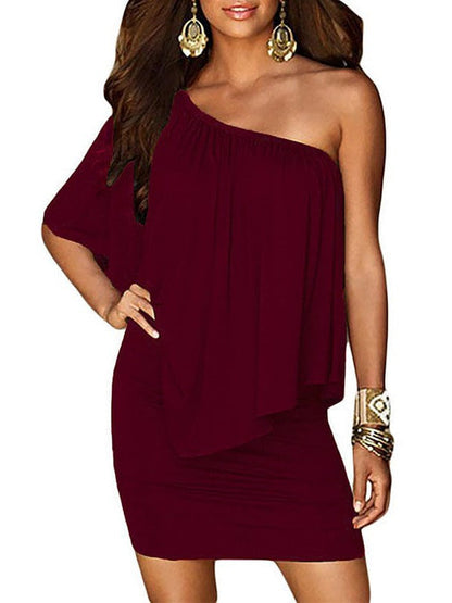 Trendy Backless Tube Dress with High Waist for Plus Size Women