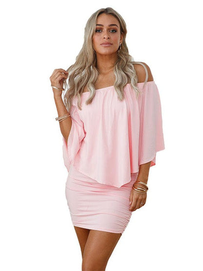 Trendy Backless Tube Dress with High Waist for Plus Size Women