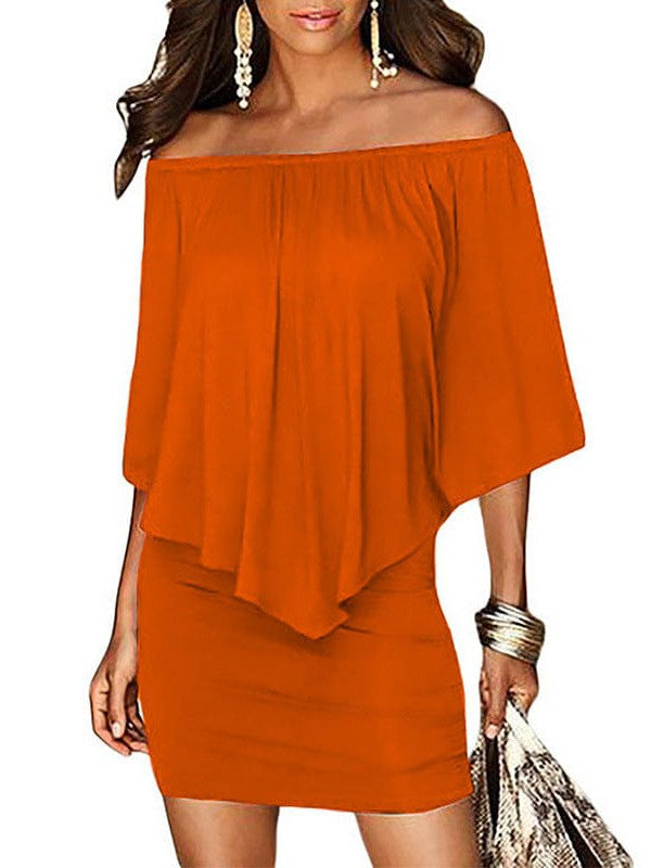 Trendy Backless Tube Dress with High Waist for Plus Size Women